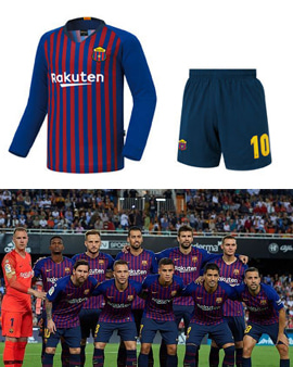 [플라잉키즈] 2019 바르셀로나 홈 아동/성인 축구유니폼